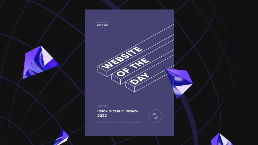 Our Year
in Review 2025 got awarded
Site of the Day by CSSDA
